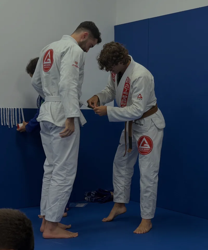 Gus at BJJ training