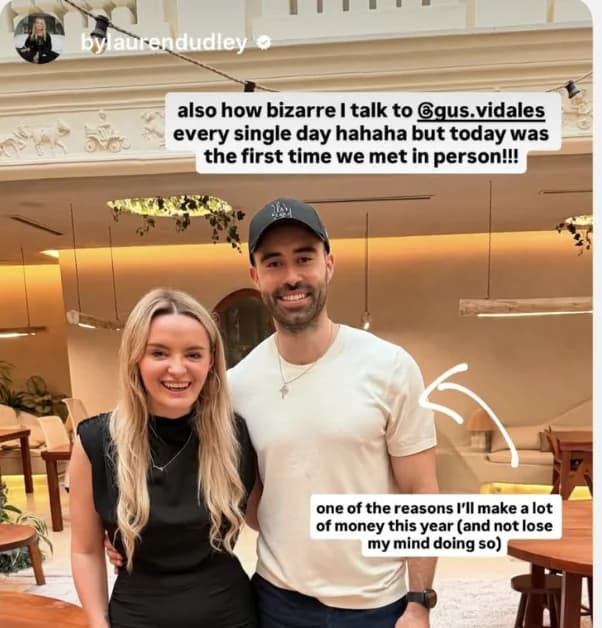 Client win shared with Gus