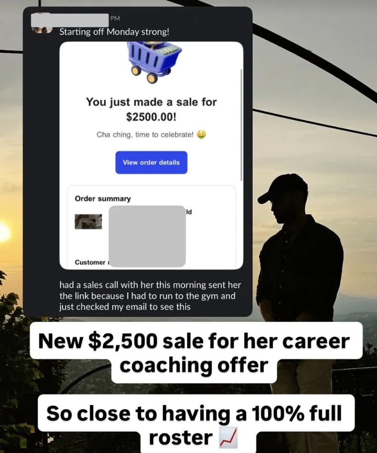 Client win shared with Gus