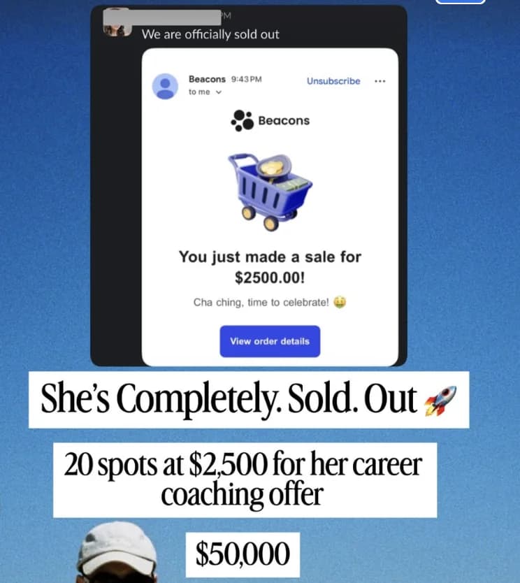 Client win shared with Gus