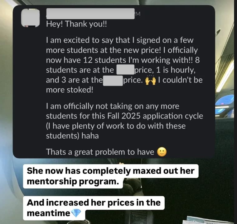 Client win shared with Gus