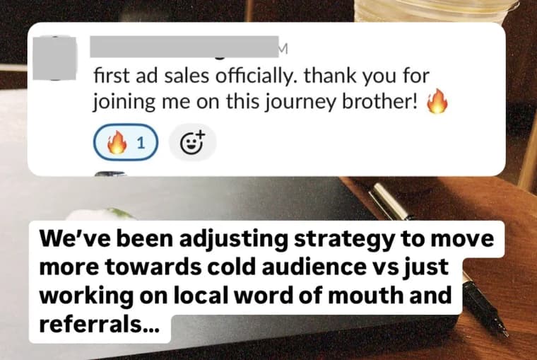 Client win shared with Gus