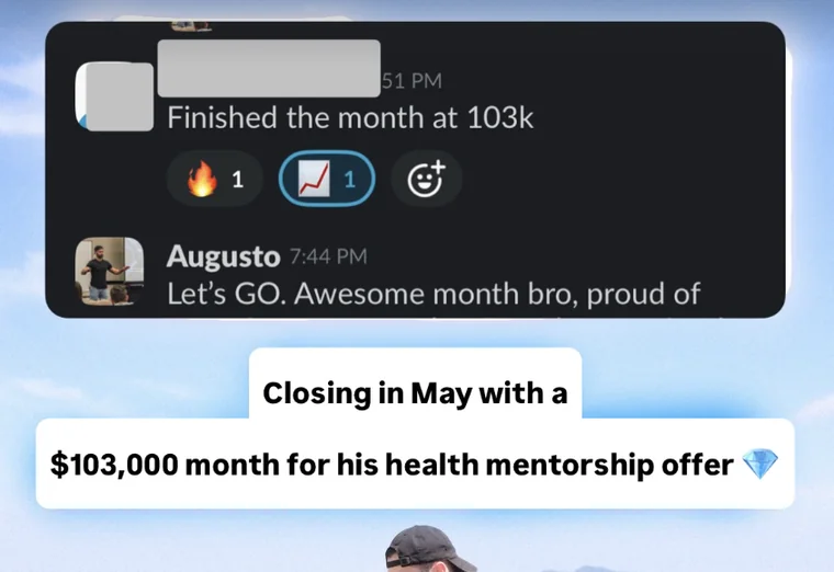Client win shared with Gus