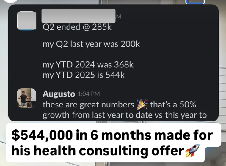 Client win shared with Gus